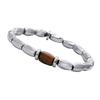 Handmade Retro Tigers Eye Beaded Bracelet Adjustable Wristchain Jewelry For Men Fashion Statement Accessories