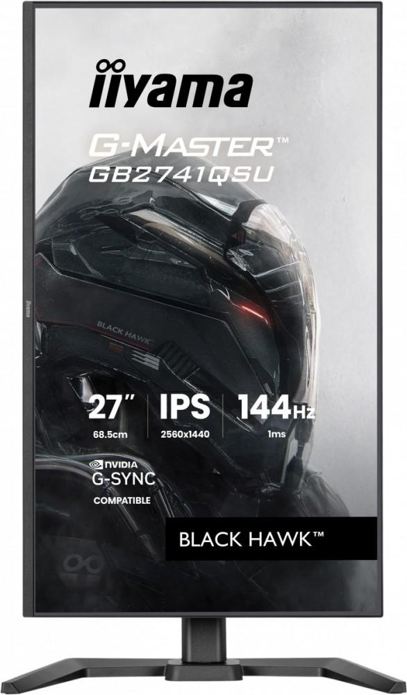 Monitor 27 Inches GB2741QSU-B1 IPS,QHD,144Hz,1ms,2xUSB, Adaptive G-SYNC,HDMI,DP,350cd, HAS (150) PIVOT