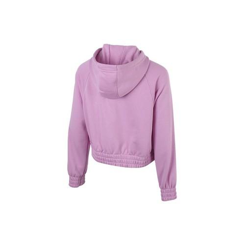 Nike Dámská růžová krátká ležérní mikina s kapucí