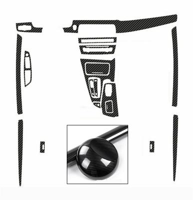 5D Glossy Carbon Fiber Pattern Interior Diy Trim Sticker For 2011-2017 Bmw 5