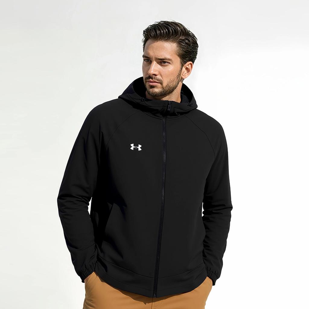 Under Armour Water Resistant Windproof Loose Fit Sports Outdoor Cycling Hoodie Jacket Unisex Jacket 25600401-001