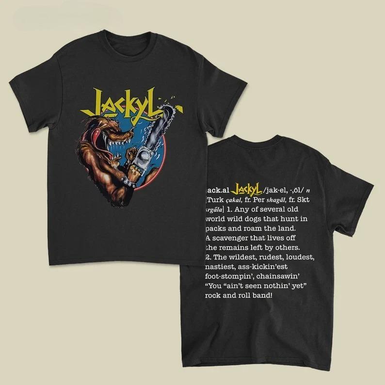 

VTG 90s Graphic Jackyl Rock Band Tour Concert Gift for Fan Unisex T 90s Jacky High-end Luxury Is for Both Men and Women Top Y2k 4XL