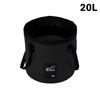 Portable Foldable Water Bucket Multifunctional Outdoor Camping Washing Bag Car Wash Bucket Collapsible Sink
