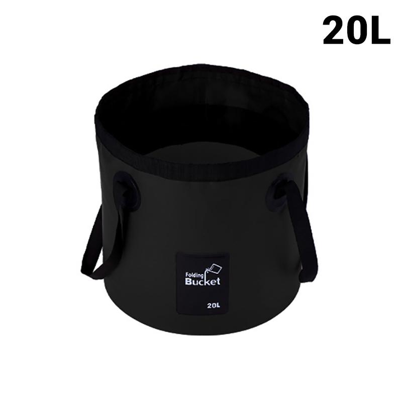 Portable Foldable Water Bucket Multifunctional Outdoor Camping Washing Bag Car Wash Bucket Collapsible Sink