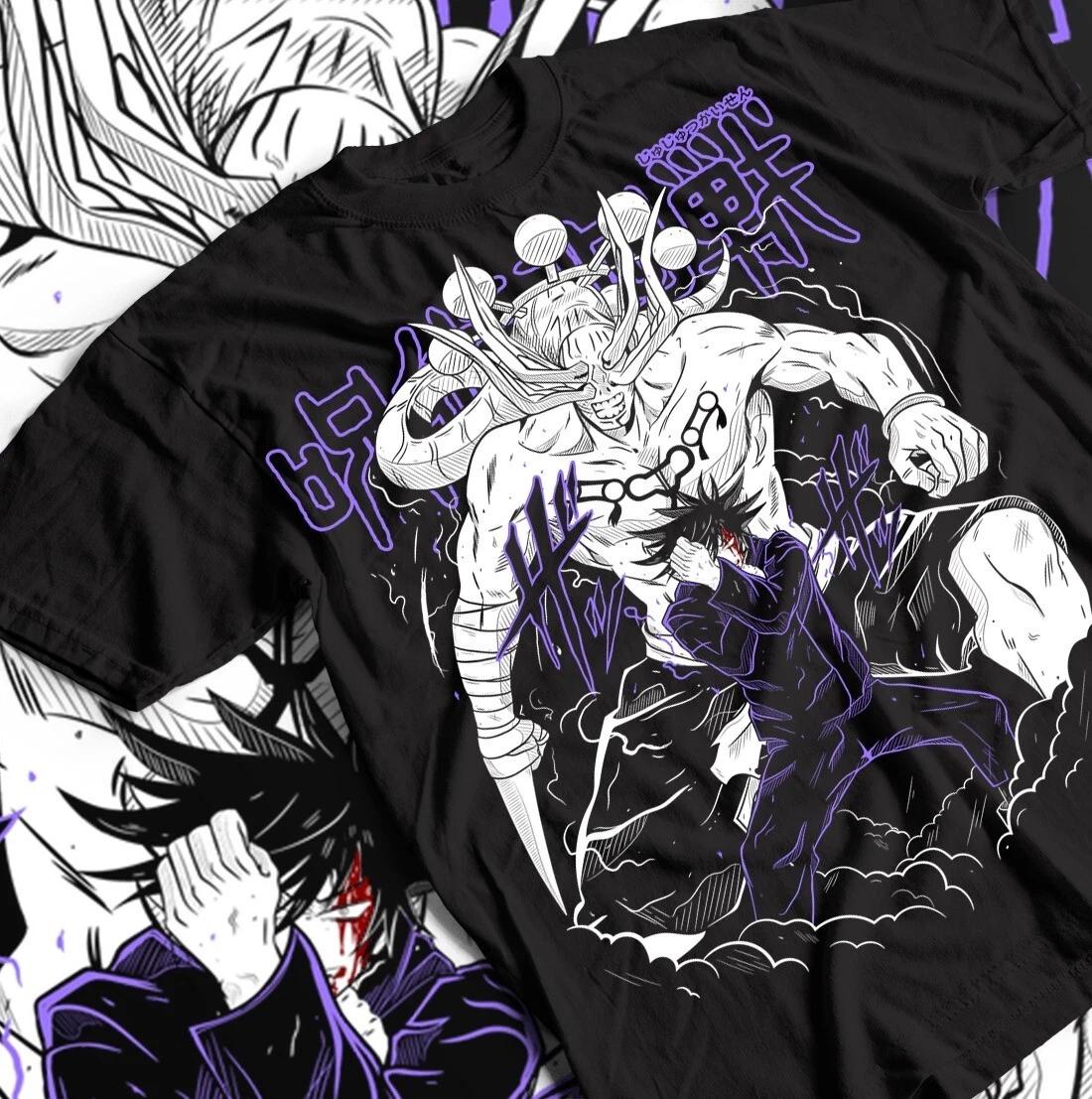 Футболка Jujutsu Kaisen Мегуми, Футболка Itadori Yuji, Хоррор-футболка Gojo Satoru, Панда S