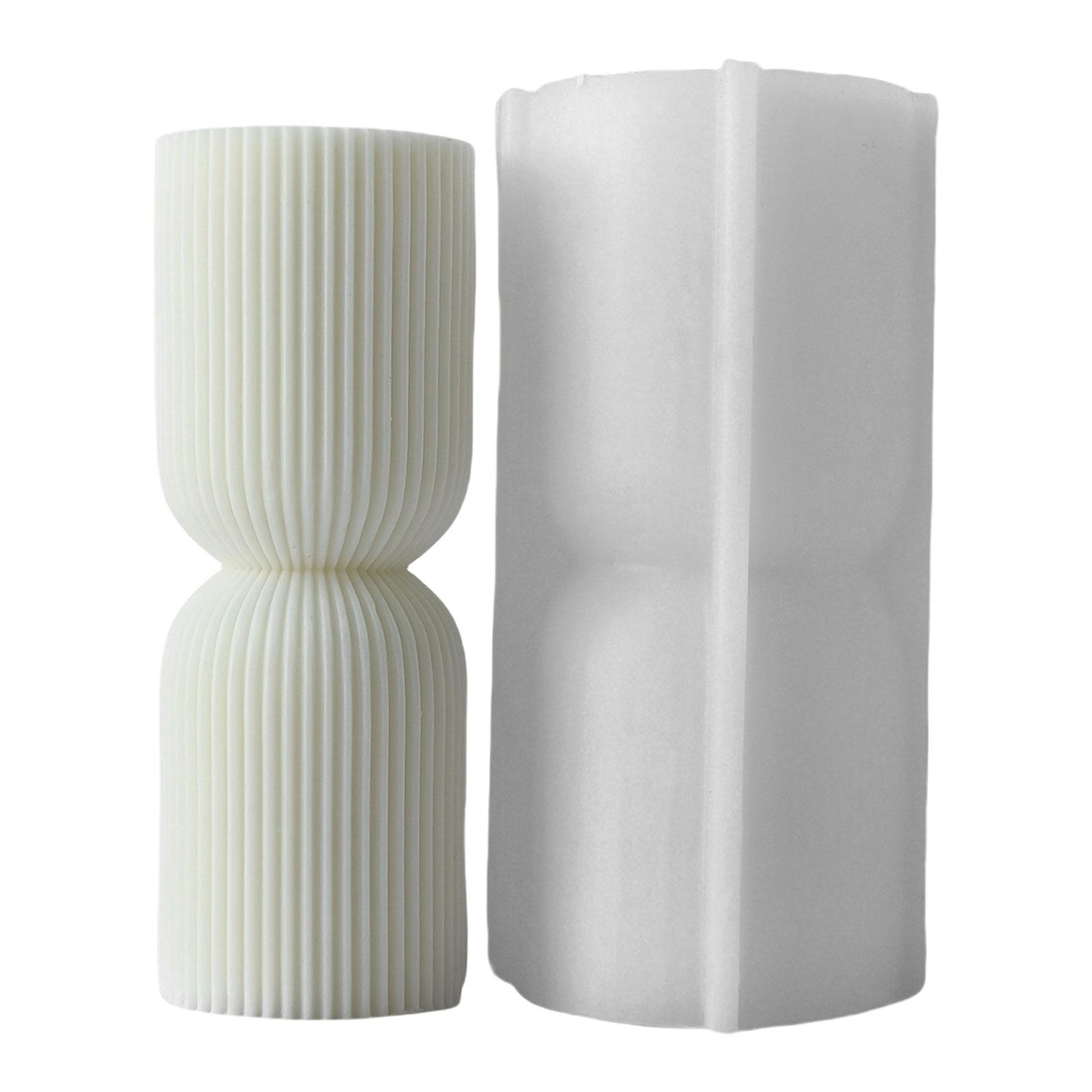 

Гибкая силиконовая форма, форма для ароматизированной свечи ручной работы, полосатая форма колонны, форма для ароматерапии, украшения для дома 5102