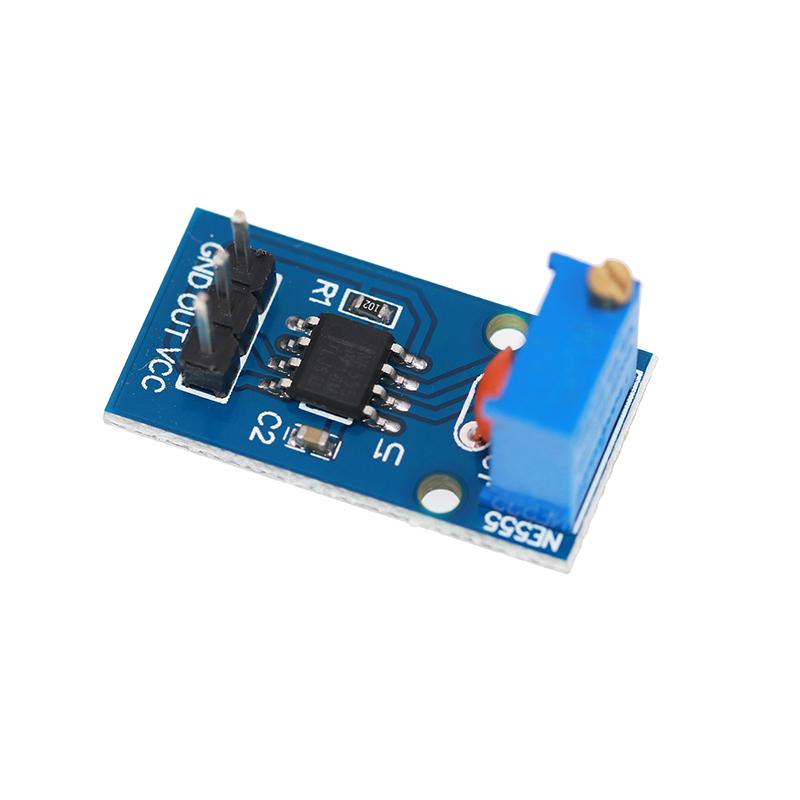 

1шт для Arduino Smart Car 5V-12V Одноканальний вихідний модуль Ne555 Модуль генератора імпульсів із регульованою частотою опору one size