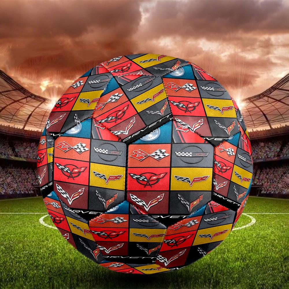 Sports car Print Size 5 Soccer Ball, Standard Match Football for Sports Game and Team Practice, Ideal Gift for Soccer Fans