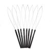Plastic Handle Steel Wire Crochet Hook for Hair Extensions and Beading - Stainless Steel DIY Tool