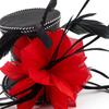 Feather Magic Hat Elegant Top Hat Costume Burlesque Style Hat for Women Formal Events