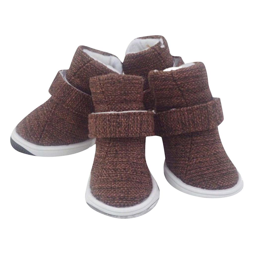 Psí boty Zimní sněhové boty Teplé bavlněné boty