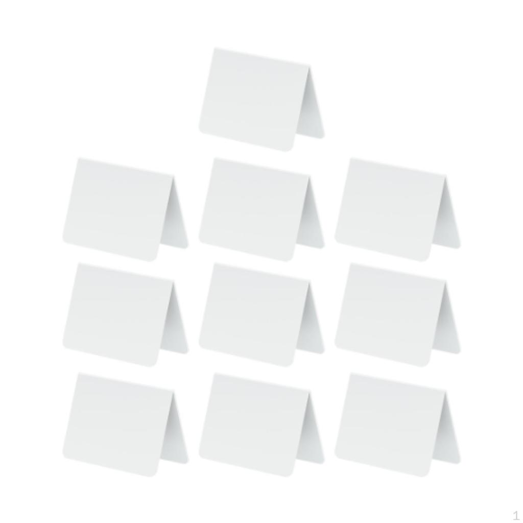 10 Acrylic Chalkboard Signs for Small Tent Display at Events