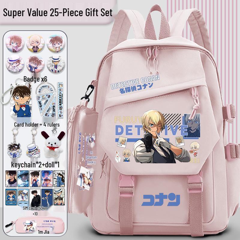 Detective Conan x Kaito Kid Large Capacity Backpack for Students