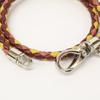 TOD'S [Excellent Condition] XEWB1221200TOP541H My Colors Heart Charm Leather Bracelet M Multicolor / SilverUsed