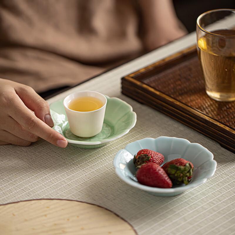 Zen Style Mini Ceramic Pastry & Snack Plate