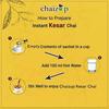 Chaizup Daily 1-Minuten-Instant-Kesar-Chai-Premix – 36 Beutel | Kesar-Geschmack | 36 Portionen | 504 g