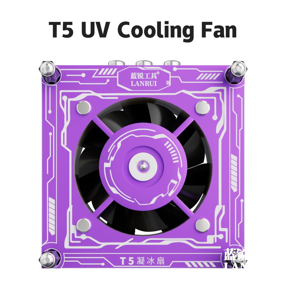 Lanrui UV Curing Lamp and Cooling Fan Heat Dissipation for Mobile Phone Tablet Motherboard CPU Green Oil Curing Repair Tools set