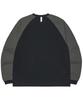 Nomaenyueol Duo Tone Raglan Long Sleeve Tee - Black
