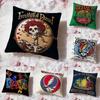 Band G-Grateful D-Dead Cushion Cover Premium Comfort Reversible Pillow Cove -Two In One Design for Any Room & Car Interior