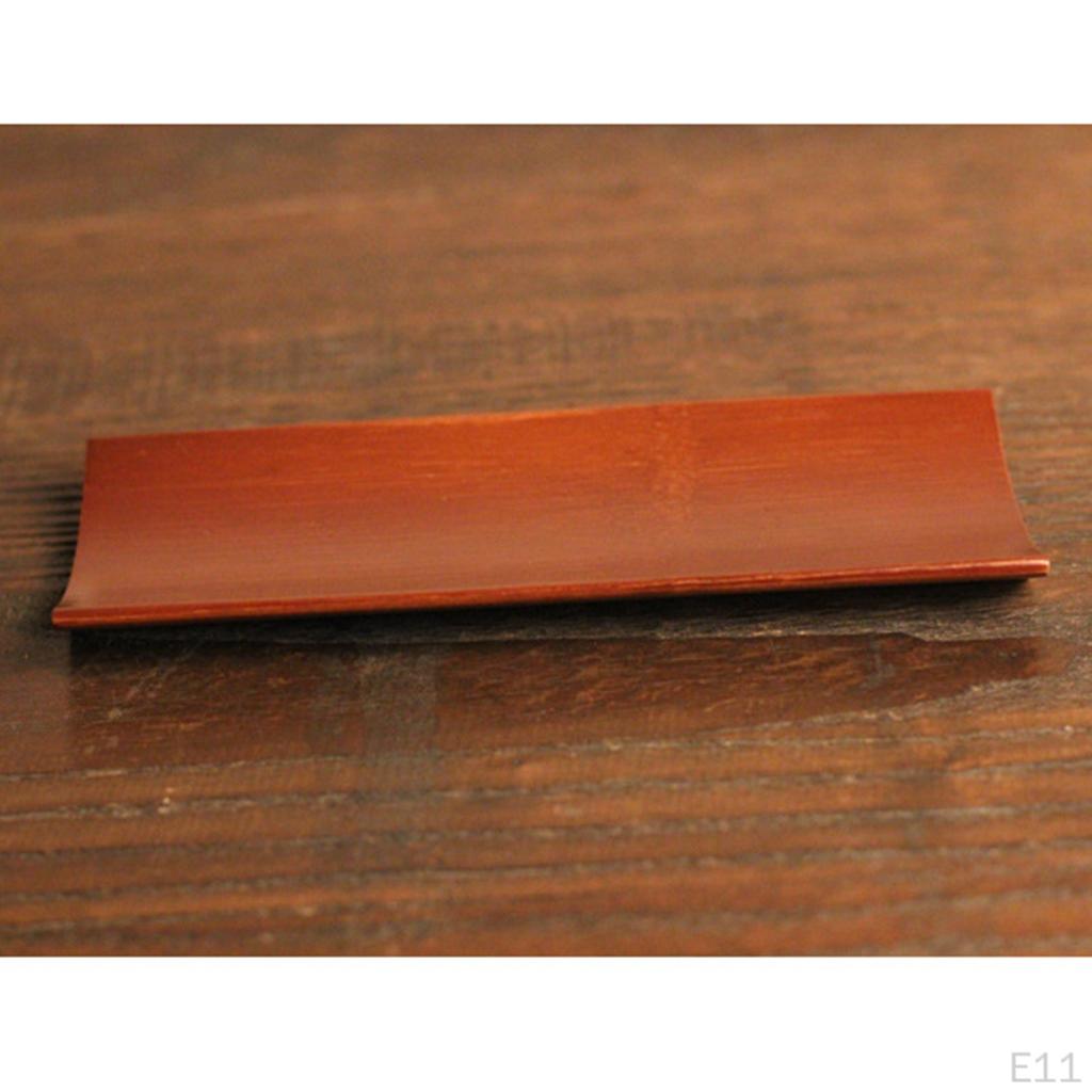 Bamboo Tea Scoop Chinese Tools Towel Holder Ze Mattenauflage Coaster