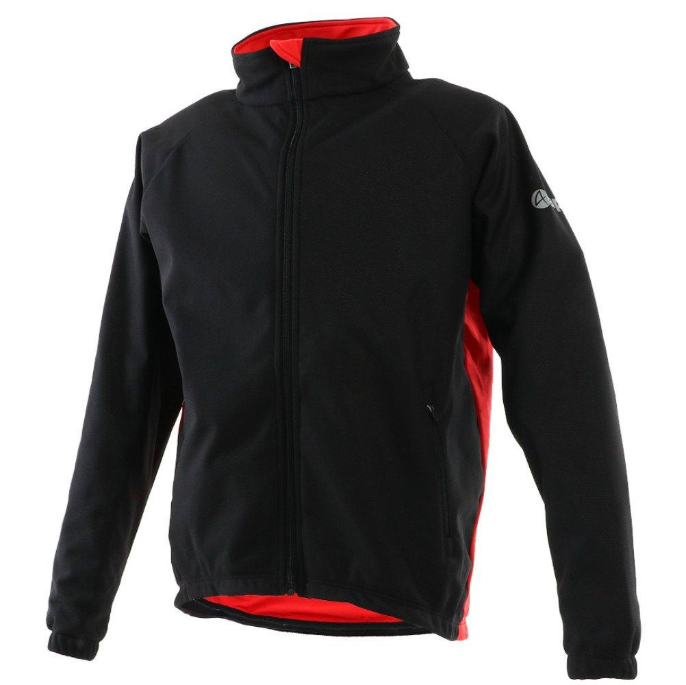 

apt Windbreak Cycling Jacket, Winter Cycling Wear, Windproof and Cold-Proof Windbreaker (Red, Size Small)