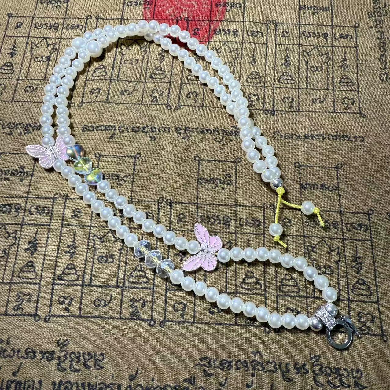High-Grade Beaded Thai Buddha Amulet Pendant Necklace