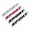 3D Metal Car SPORT Letter Emblem Badge Logo Sticker Rear Trunk Fender Side Decal Universal Auto Exterior Decoration Accessories