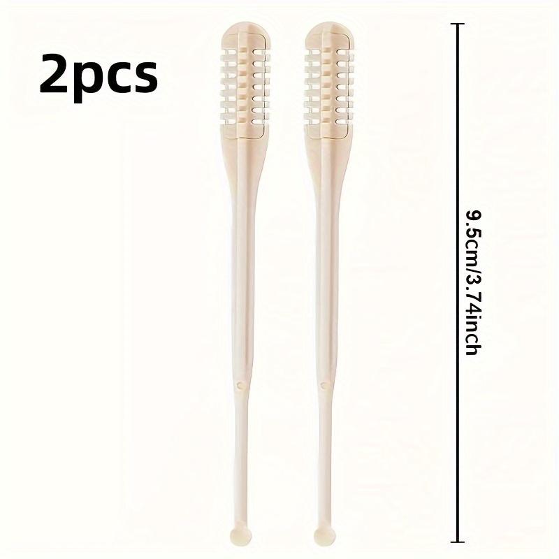 

Инструмент для удаления волос, набор из 2 триммеров для носа, легко чистить, не требует батареек.
