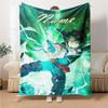 Custom Name My Hero Academia Theme Printed Blanket - Perfect for Couch, Bed, Travel & Outdoor Use | Machine Washable, Cozy & Durable.