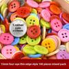 Children's DIY Colorful Button Painting Kit - Creative Love Bear Design for Kindergartens