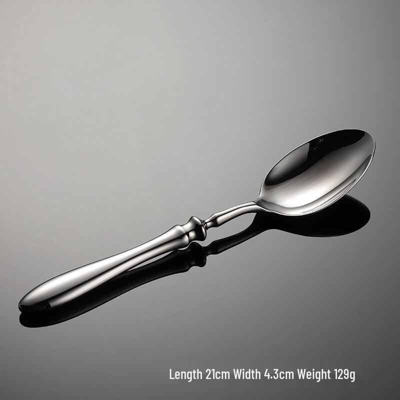 QianXing 304 Stainless Steel Gourd Handle Dinner Spoons