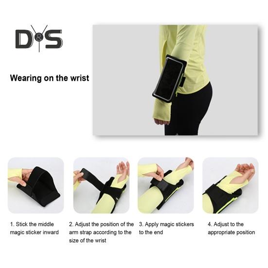 Mobile Phone Arm Bag 6.8 Inch Cellphone Storage Bag Touch Screen Water Resistant Outdoor Sport Jogging Hiking Running Phone Armband Phone Holder with