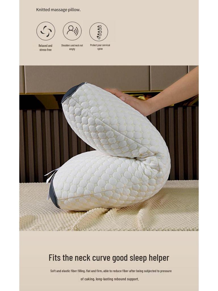 Ergonomic Cervical Support Pillow Set for Adults and Students