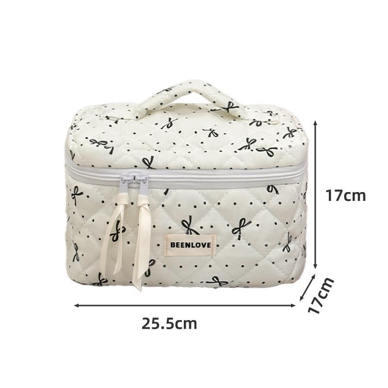Portable Makeup Case With Cube Shape And Polyester Fabric For Travel And Home Use