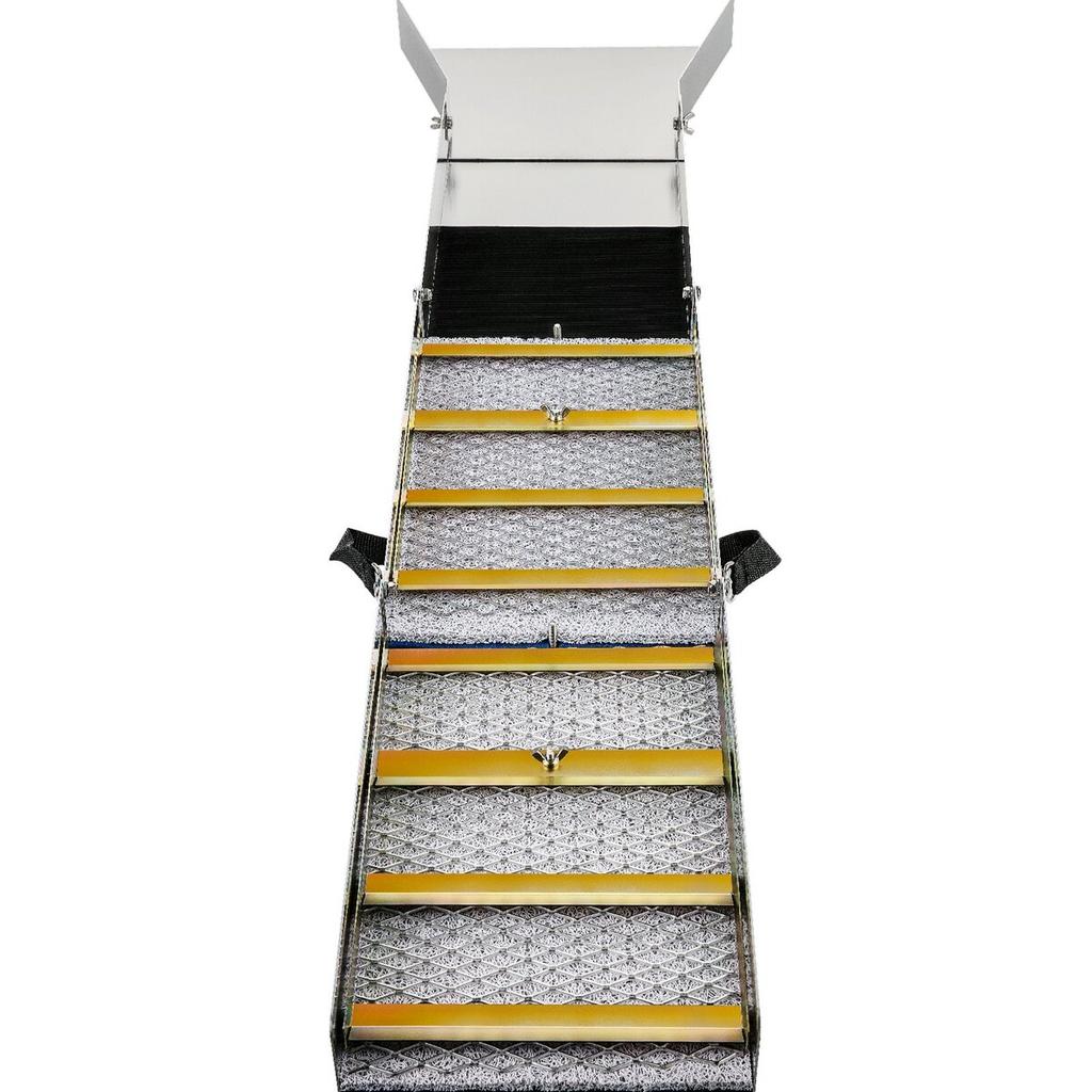 Folding Aluminum Alloy Sluice Box, Compact 50\" Sluice Boxes for Gold, Lightweight Gold Sluice Equipment, Portable Sluice Boxes with Miner\'s Moss,