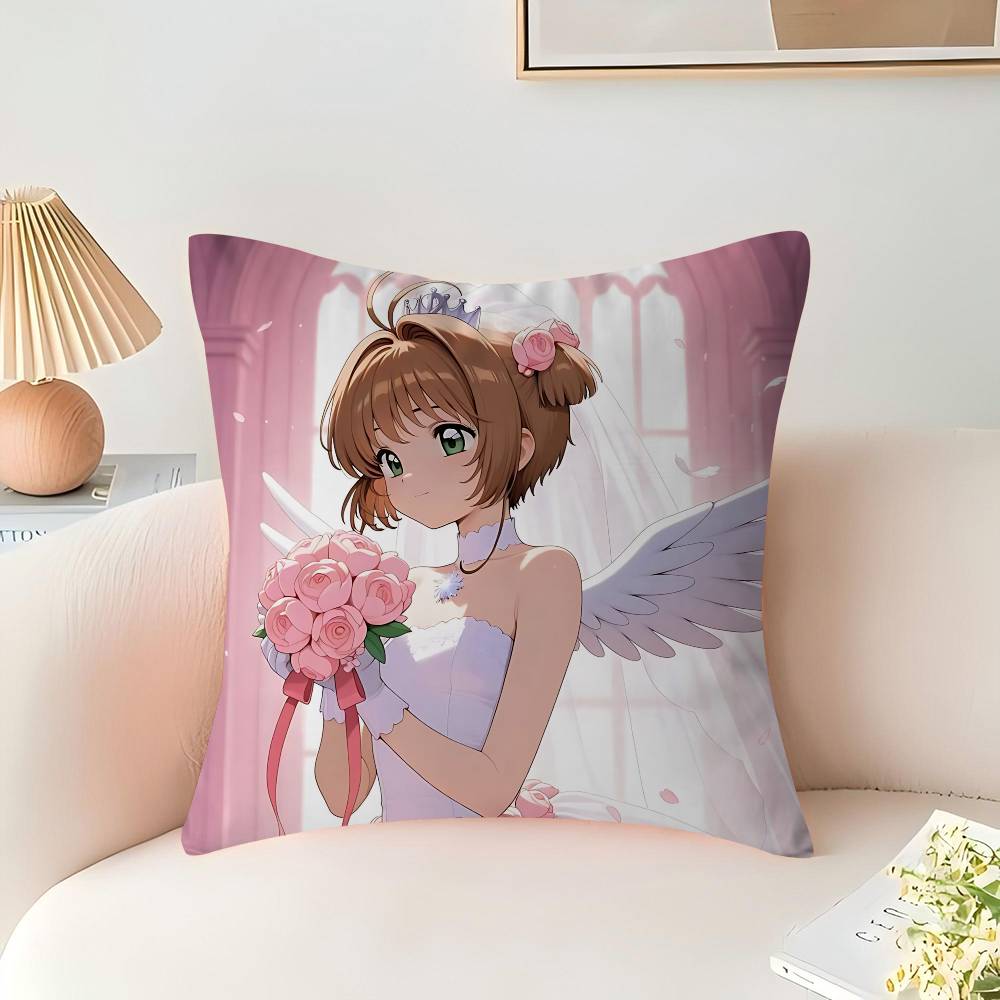 Аниме К-КИНОМОТО-САКУРА Наволочка 30x50 Полиэстер Диванные подушки Декоративные накидные подушки Домашнее украшение Наволочка 16x16Inch
