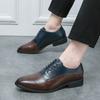 Brand  New Men Breathable Business Casual Leather Work Shoe Classic Oxford Outdoor Driving Anti Slip Gentleman Leather Shoes