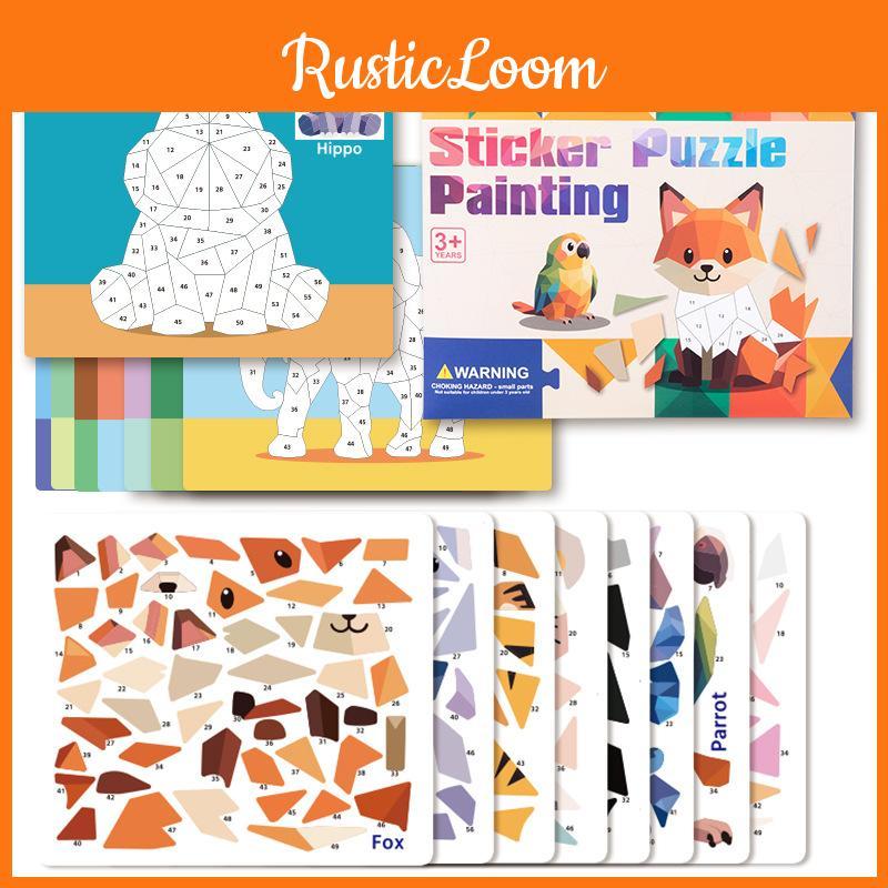 Early Education 3d Sticker Puzzle With Fine Motor Skills For Parent Child Activity