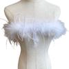Colored Feather Strips, Ostrich Hair, Top Strips, Dance Costumes DIY Decorative Materials, Clothing Accessories