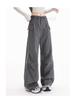 Korean Style Women's Casual Cargo Pants - Spring/Summer Straight Fit