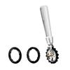 Ensemble Ustensiles - Lot Ustensiles Marcato - 11504001 - Pastawheel Argent - Roulette Découpe Pâtes Avec 3 Types De Coupe