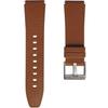 Universal Leather Strap 22mm, Grained Texture, Brown