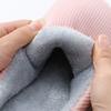 Women's Autumn and Winter Cotton Slippers Thick Bottom Lovely Household Indoor Solid Color Plush Cotton Slippers