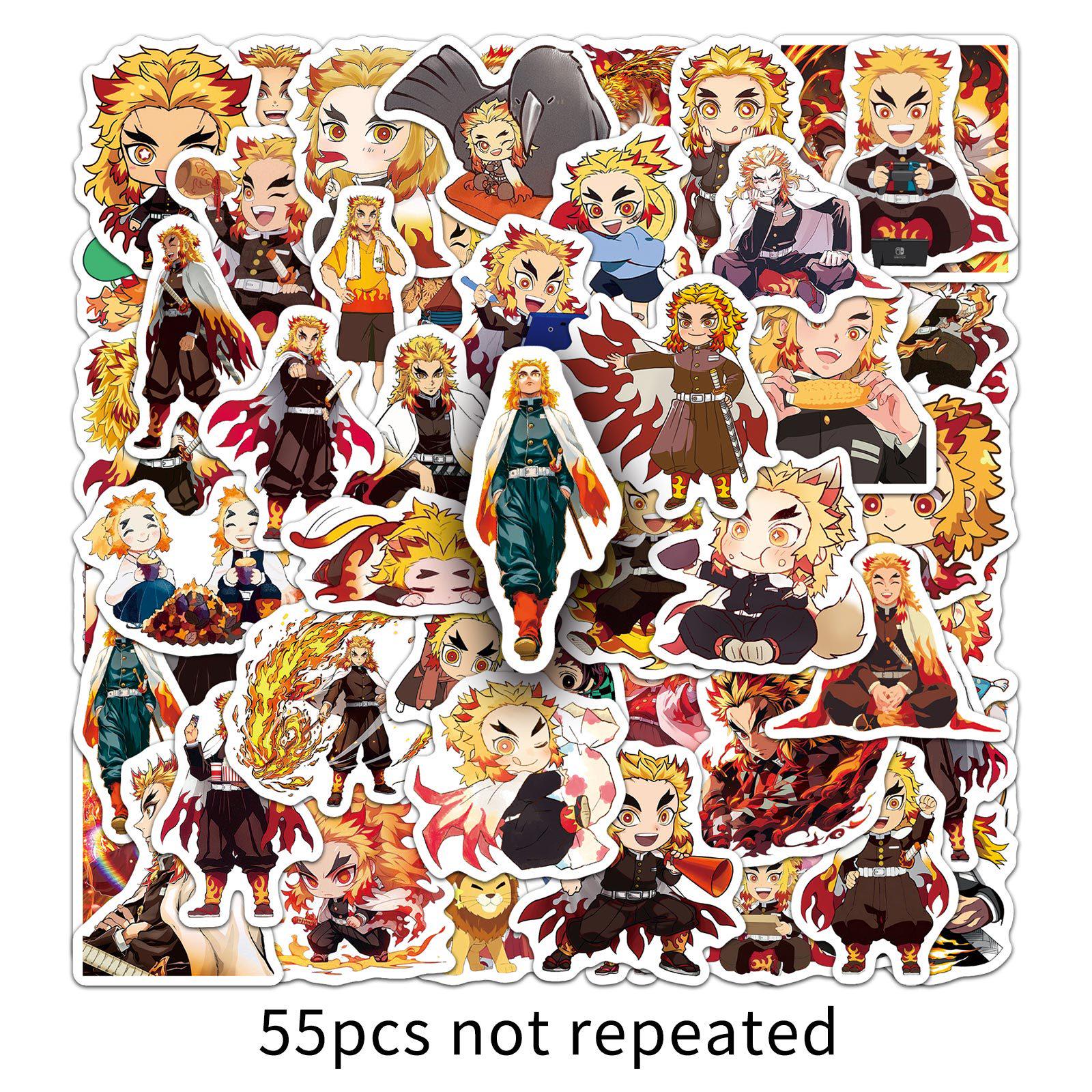 55 Kyojuro Rengoku Demon Slayer Flame Hashira Anime Stickers