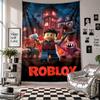 Wall TapestryRoblox Art Hanging Cloth Decorative Background Cover for Room Decoration
