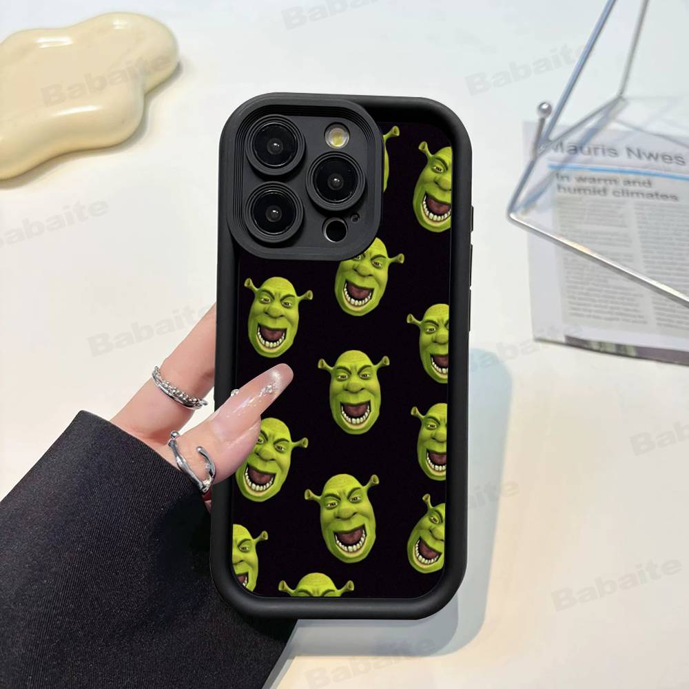 Classic Movie S-Shrek Phone Case For IPhone 11 12 13 16 15 17 14 Pro Max Soft Funda Silicone Cover