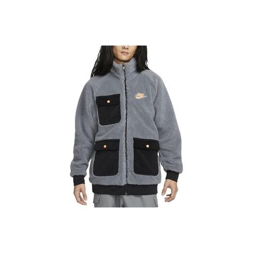 Nike Retro Sports Stand Collar Reversible Workwear Jacket for Men