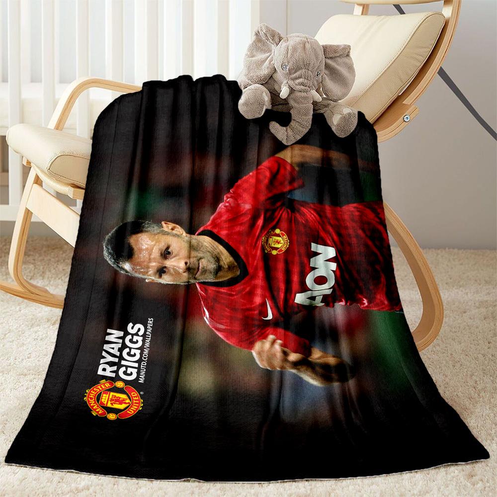 Football Player Celebration Blanket Ultra-Soft Great for Office Chair Couch Chair for All Occasions Stylish Decor Best Holiday Gift for Friends Family