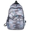 Zebra Print Backpack Women's Large Capacity Backpack Student School Bag with Coin Purse