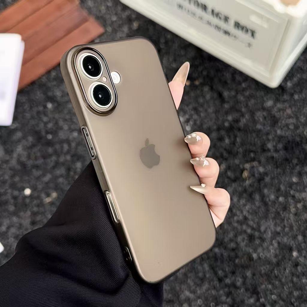 Luxury Ultra Thin PP Matte Phone Case For iPhone 17 16 15 14 13 12 11 Pro Max 7 8 Plus SE 17 Air 16e Hard Shockproof Cover Case
